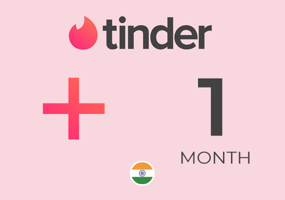 Tinder Plus - 1 Month Key - INDIA